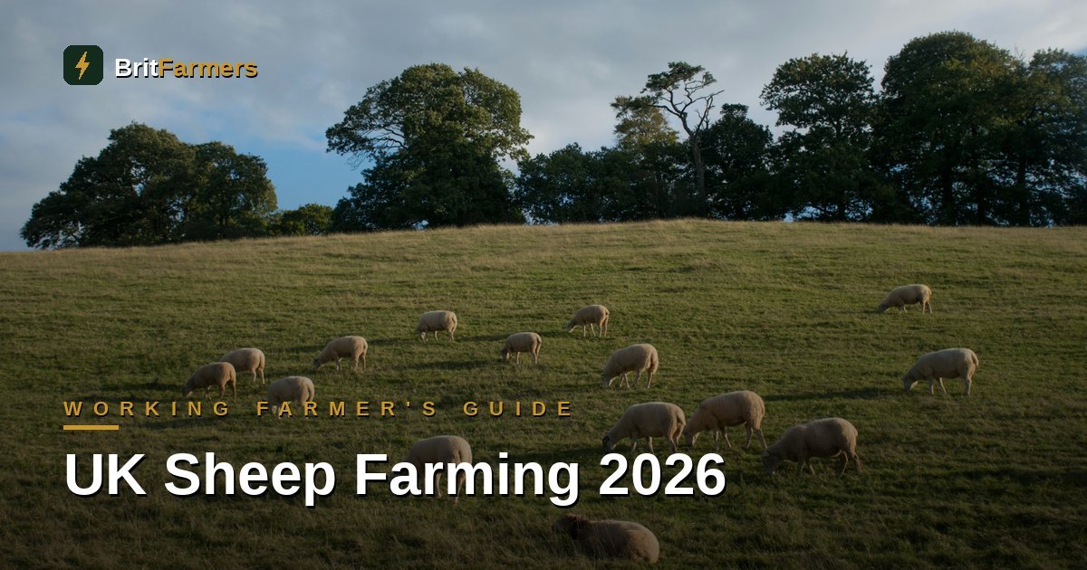 UK Sheep Farming in 2026: A Working Farmer's Guide to Lowland and Upland Flocks — BritFarmers