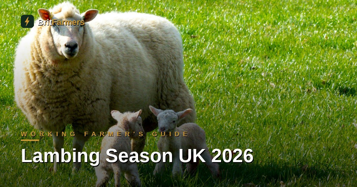 Lambing Season UK 2026: A Complete Guide for Working Sheep Farmers — BritFarmers