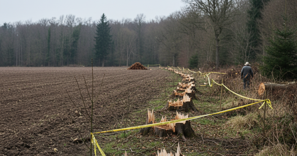 Landowner hit with England's biggest ever illegal tree felling fine