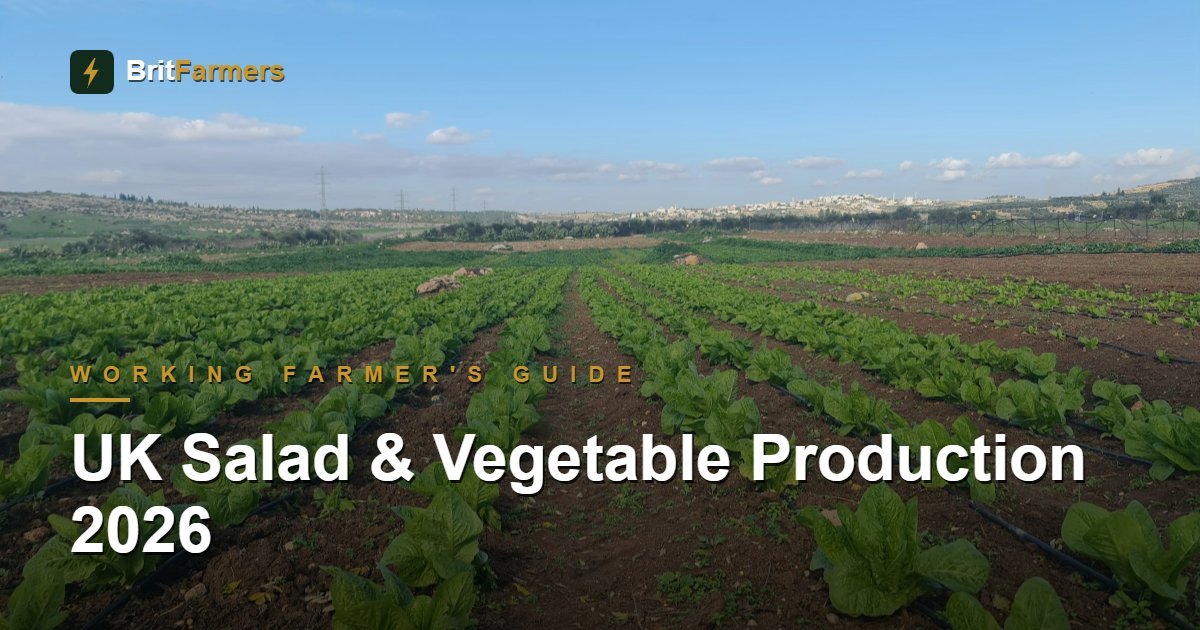 UK Salad and Vegetable Production: A Working Grower’s Guide to 2026 — BritFarmers