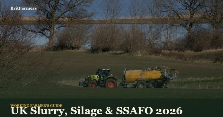 UK Slurry, Silage and SSAFO Regulations 2026