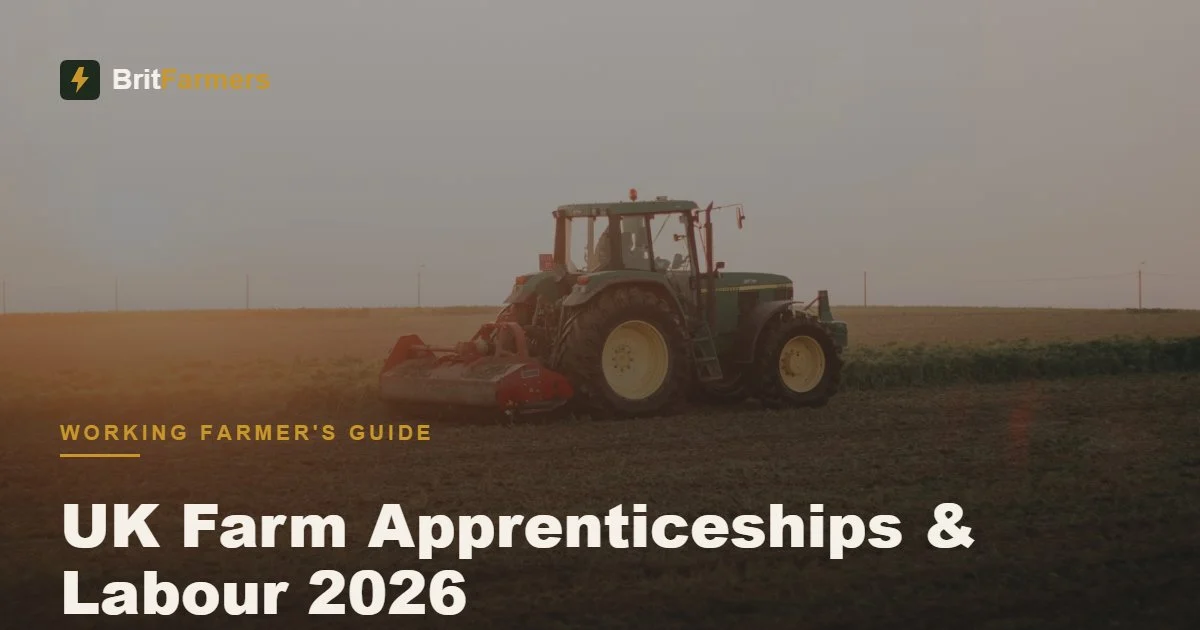 UK Farm Apprenticeships & Labour 2026