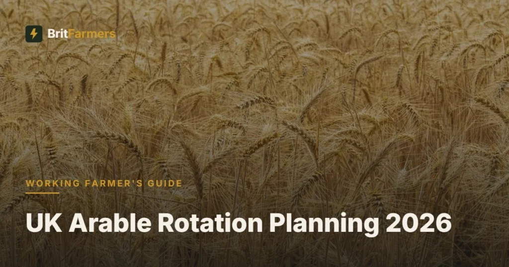 Arable Rotation Planning for a Small Holding 2026: A Working Farmer’s Guide to Sequence, Margin and the Choices That Set Up the Next Three Years