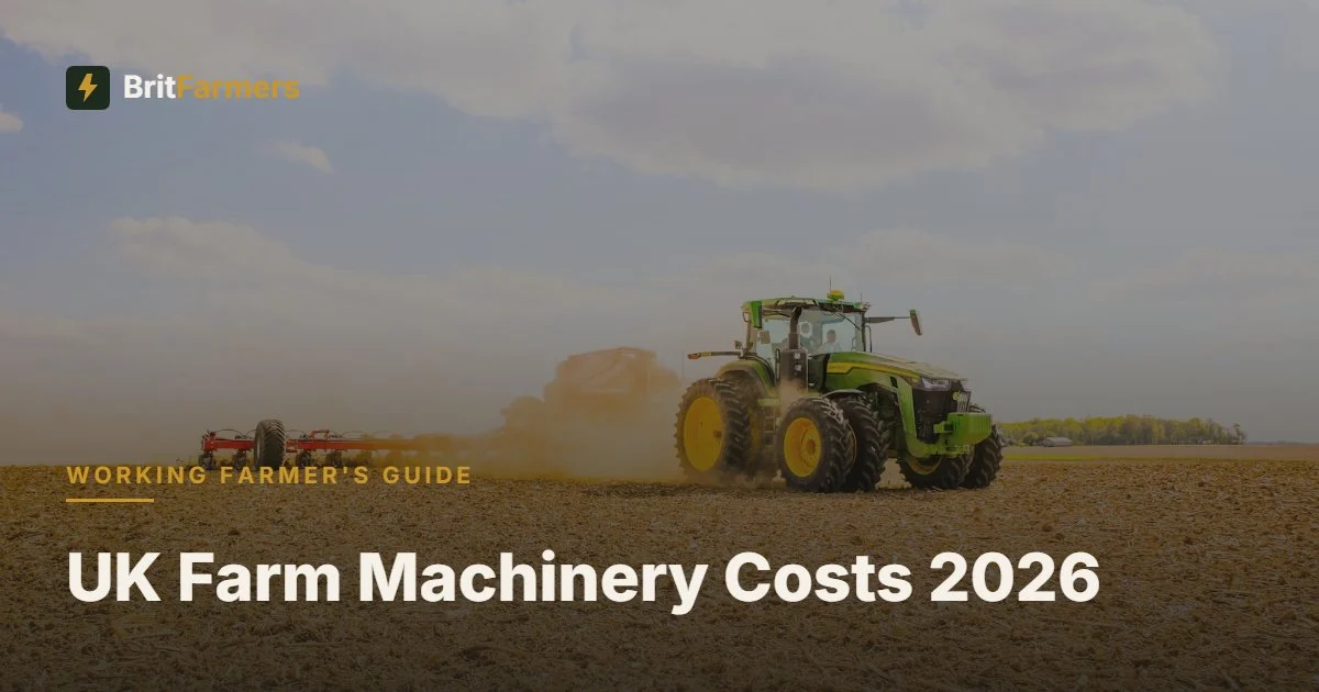 UK Farm Machinery Costs 2026