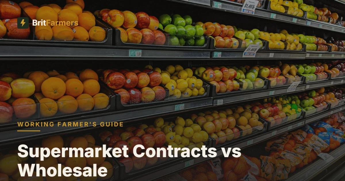 Supermarket Contracts vs Wholesale