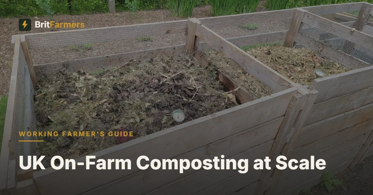 UK On-Farm Composting at Scale