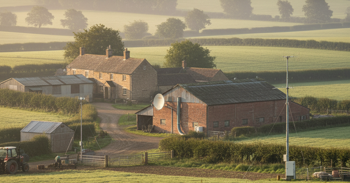 Rural broadband for UK farms: what actually works in 2026