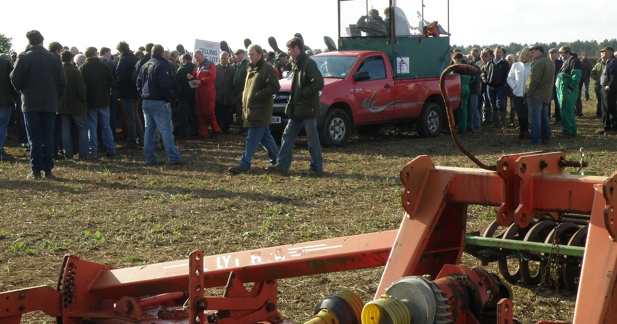 Farm machinery auction