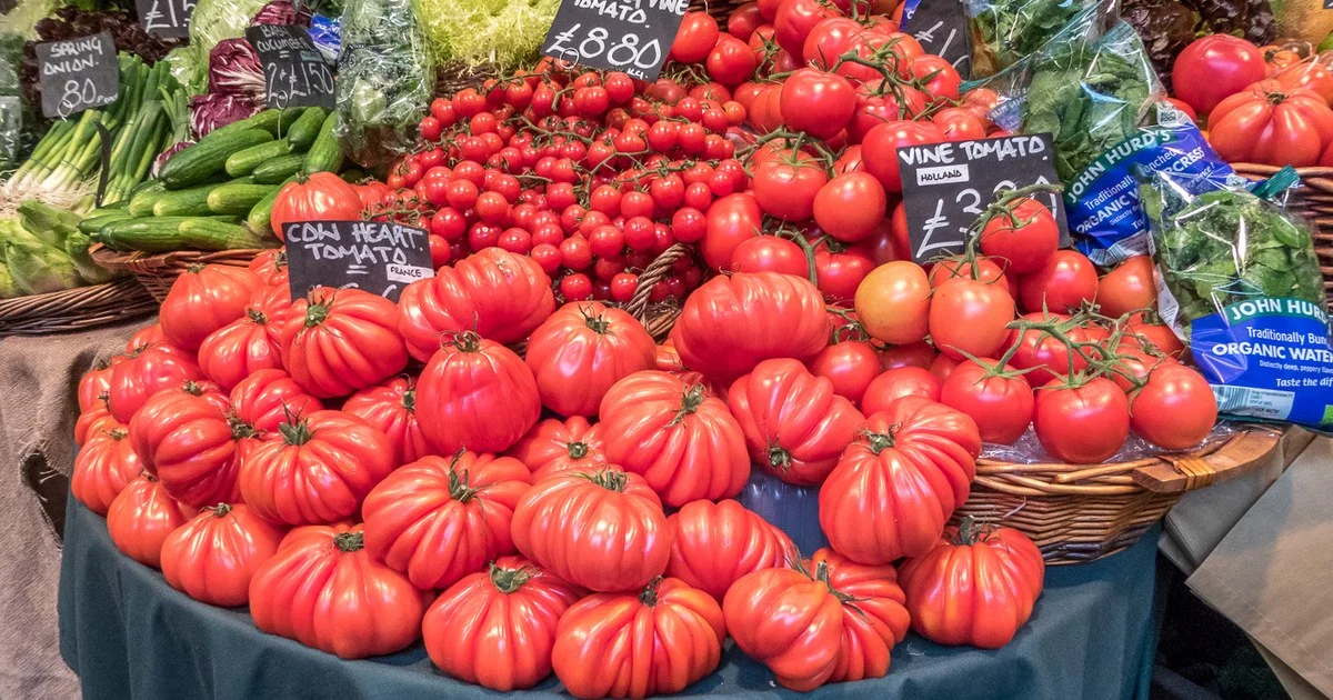 Fruit and Vegetable Stall, Borough Market, London SE1
